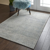 Nourison Weston Modern Aquamarine 5'3' x 7'5' Area -Rug, Easy -Cleaning, Non Shedding, Bed Room, Living Room, Dining Room, Kitchen (5x7)