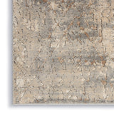 Nourison Concerto Abstract Beige/Grey 2'2" x 10' Area -Rug, Easy -Cleaning, Non Shedding, Bed Room, Living Room, Dining Room, Kitchen (2x10)