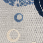 Nourison Aloha Indoor/Outdoor Navy Blue 2' x 6' Area Rug, Easy Cleaning, Non Shedding, Bed Room, Living Room, Dining Room, Backyard, Deck, Patio, High-Traffic Areas (2x6)