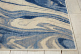 Nourison 2'3" x 8' Somerset Light Blue Runner Rug