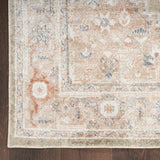 Nourison Astra Machine Washable Traditional Sage Multi 2'2" x 10' Area Rug, Easy Clean, Non Shedding, Bed Room, Living Room, Dining Room, Kitchen (2x10)