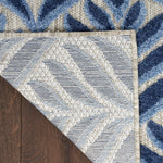Nourison Aloha Indoor/Outdoor Blue 2'8" x 4' Area -Rug, Easy -Cleaning, Non Shedding, Bed Room, Living Room, Dining Room, Kitchen (3x4)