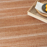 Nourison Vintage Home Modern Brown 6' x 9' Area -Rug, Easy -Cleaning, Non Shedding, Bed Room, Living Room, Dining Room, Backyard, Deck, Patio (6x9)