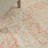 Nourison Tranquil Persian Ivory/Pink 5'3" x 7'3" Area Rug, Easy Cleaning, Non Shedding, Bed Room, Living Room, Dining Room, Kitchen (5x7)