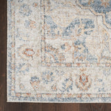 Nourison Astra Machine Washable Bohemian Denim Multi 5'3" x 7' Area Rug, Easy Clean, Non Shedding, Bed Room, Living Room, Dining Room, Kitchen (5x7)