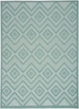 Nourison Versatile 4' x 6' Area Rug with Aqua and Teal Finish 099446043504