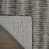 Nourison Positano 10' Runner Charcoal Fabric Modern Area Rug (10' Runner)