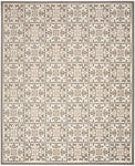 Nourison Aloha Indoor-Outdoor Ivory/Grey 3'6" x 5'6" Area Rug, Easy Cleaning, Non Shedding, Bed Room, Living Room, Dining Room, Kitchen (4x6)