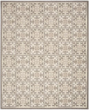 Nourison Aloha Indoor-Outdoor Ivory/Grey 3'6" x 5'6" Area Rug, Easy Cleaning, Non Shedding, Bed Room, Living Room, Dining Room, Kitchen (4x6)