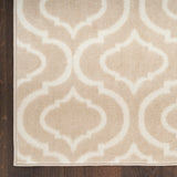 Nourison Jubilant Contemporary Beige 5'3" x 7'3" Area -Rug, Easy -Cleaning, Non Shedding, Bed Room, Living Room, Dining Room, Kitchen (5x7)