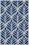 Nourison Aloha Indoor/Outdoor Blue 2'8" x 4' Area -Rug, Easy -Cleaning, Non Shedding, Bed Room, Living Room, Dining Room, Kitchen (3x4)