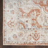 Nourison Astra Machine Washable Bohemian Gold/Multicolor 5'3" x 7' Area Rug, Easy Clean, Non Shedding, Bed Room, Living Room, Dining Room, Kitchen (5x7)