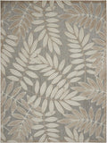Nourison Aloha Indoor/Outdoor Natural 9'6" x 13' Area Rug, Easy Cleaning, Non Shedding, Bed Room, Living Room, Dining Room, Backyard, Deck, Patio (10x13)