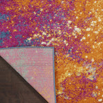 Nourison Passion 8' Runner Multicolor Fabric Modern Area Rug (8' Runner)