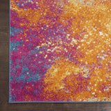 Nourison Passion 8' Runner Multicolor Fabric Modern Area Rug (8' Runner)