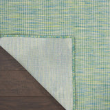 Nourison Positano 8' Runner Blue Green Fabric Modern Area Rug (8' Runner)