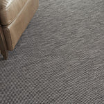 Nourison Positano 10' Runner Charcoal Fabric Modern Area Rug (10' Runner)