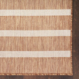 Nourison Positano Indoor/Outdoor Jute Ivory 8' x 10' Area Rug, Easy Cleaning, Non Shedding, Bed Room, Living Room, Dining Room, Backyard, Deck, Patio (8x10)