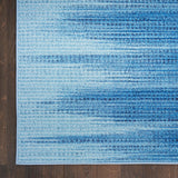 Nourison Vintage Home Modern Blue 6' x 9' Area -Rug, Easy -Cleaning, Non Shedding, Bed Room, Living Room, Dining Room, Backyard, Deck, Patio (6x9)