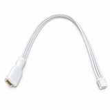 Somfy 9021131 8-Inch (20cm) Li-Ion Charging Extension Cable for WireFree Motorized Roller Shades and Blinds, Compatible with Somfy Sonesse and Roll Up Motors, V2 Charging Connector