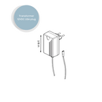 Coulisse Transformer 12VDC USA plug - White (CM-21-USA)