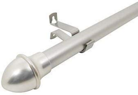 Graber 7/16-Inch Round Sash Cafe Curtain Rod