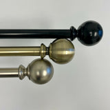  Graber 5/8-Inch Round Decorative Metal Curtain Rod Ball Design