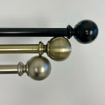  Graber 5/8-Inch Round Decorative Metal Curtain Rod Ball Design