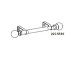  Graber 5/8-Inch Round Decorative Metal Curtain Rod Ball Design