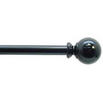  Graber 5/8-Inch Round Decorative Metal Curtain Rod Ball Design