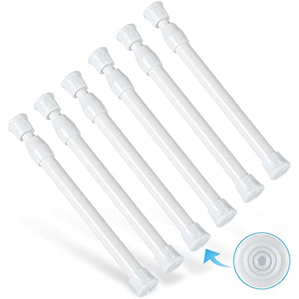 Spring Tension Rods - 2 Pack (11