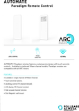 Rollease Automate Paradigm 15 Channel Hand Held Remote Control