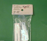 TWO Kirsch FLAT SASH RODS 18" - 28" (#6412-025)