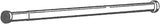 Tension Rod, 28-to-48-Inch Width, 7/16-Inch Diameter, White