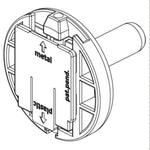 Coulisse Adjustable bearing pin - anthracite (RC2004-AN)