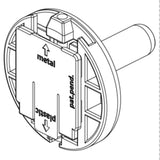 Coulisse Adjustable bearing pin - grey (RC2004-GR)