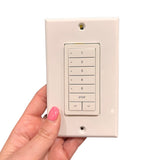 Automate Five Channel Paradigm Flush Wall Switch or Remote Control #MTRF-WS5-FLUSH